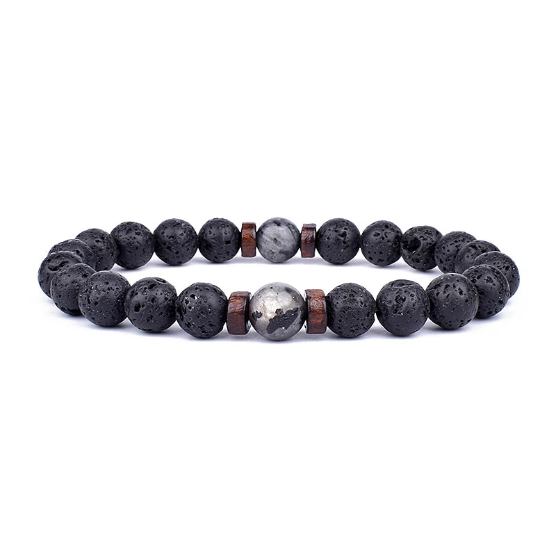 Volcanic Lava Stone Bracelet