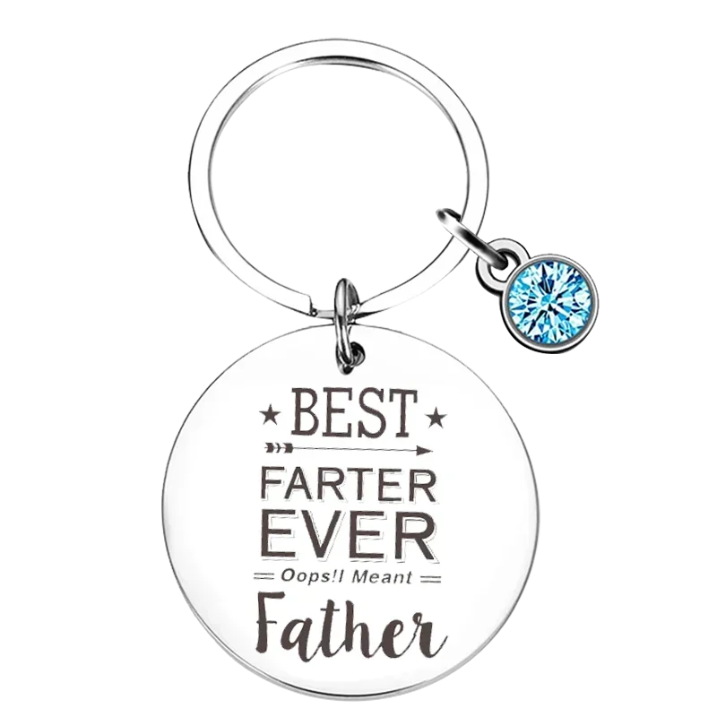 New Dad Keychain