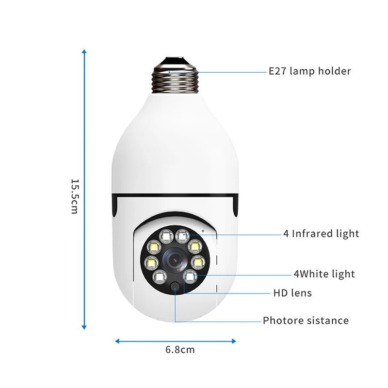 4G Wi-Fi Bulb Camera