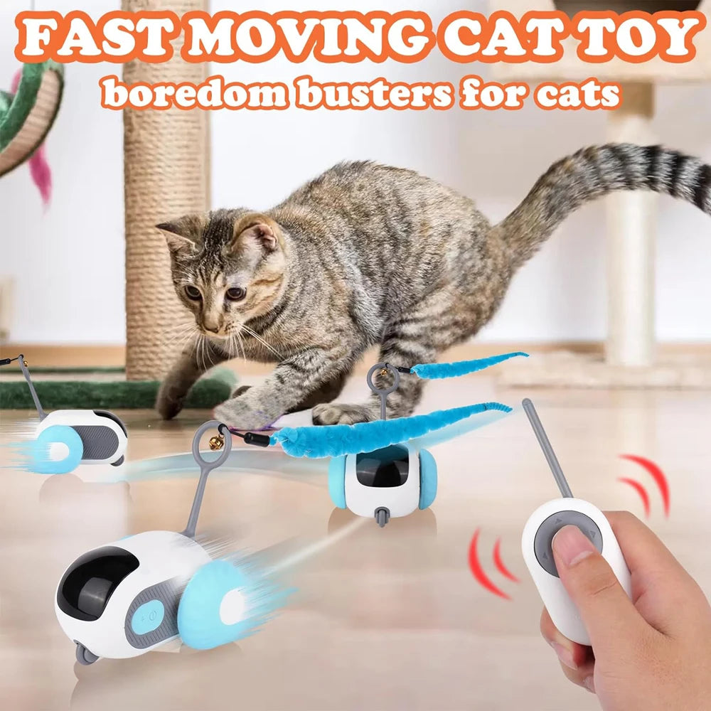 Smart Remote-Controlled Cat Toy