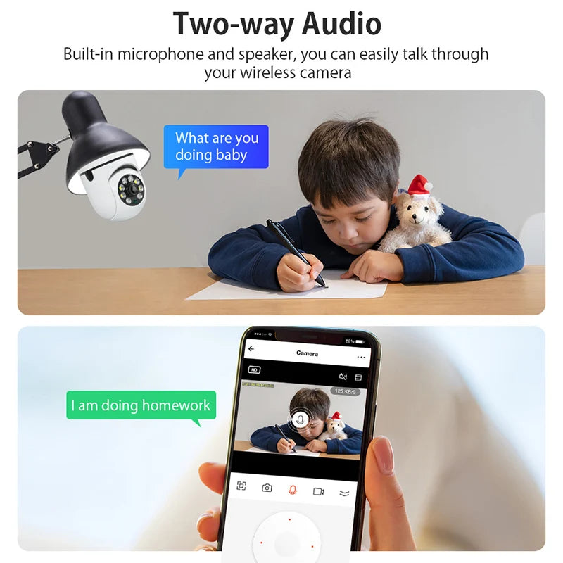 4G Wi-Fi Bulb Camera