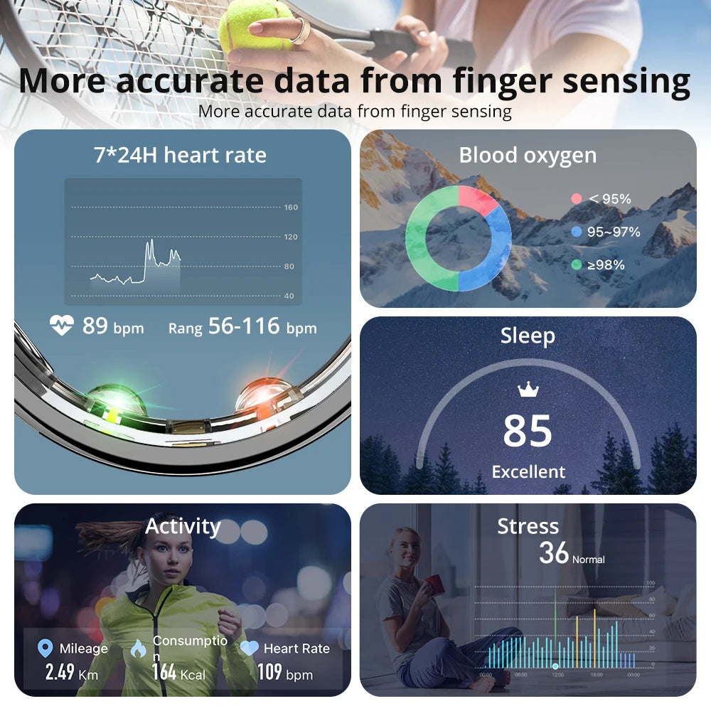 R10 Smart Ring with Health Monitor