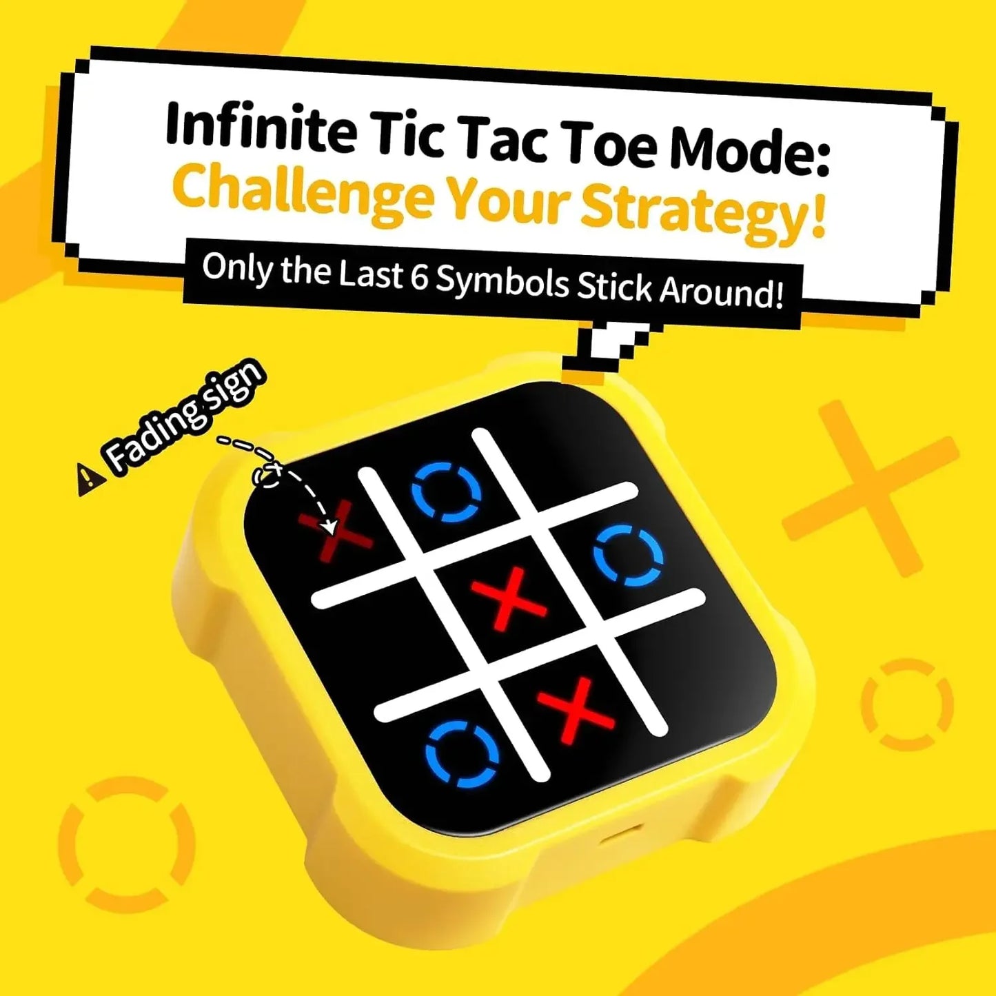 Portable Electronic Tic Tac Toe Game Console