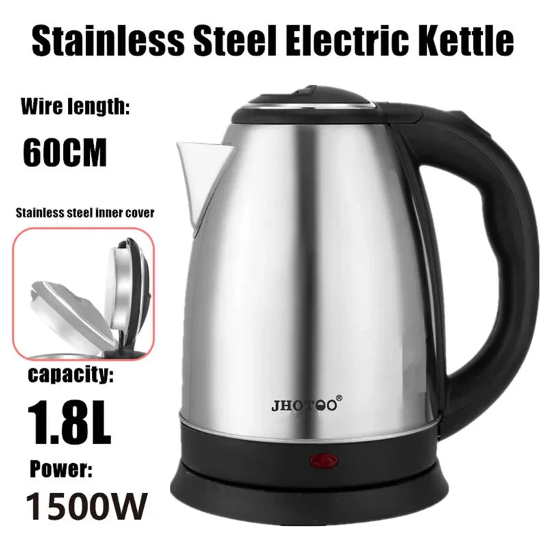 1.8L Stainless Steel Electric Kettle