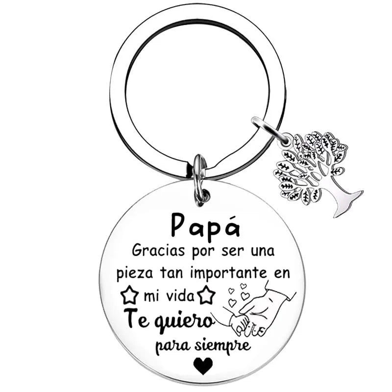 Spanish “Drive Safe” Keychain