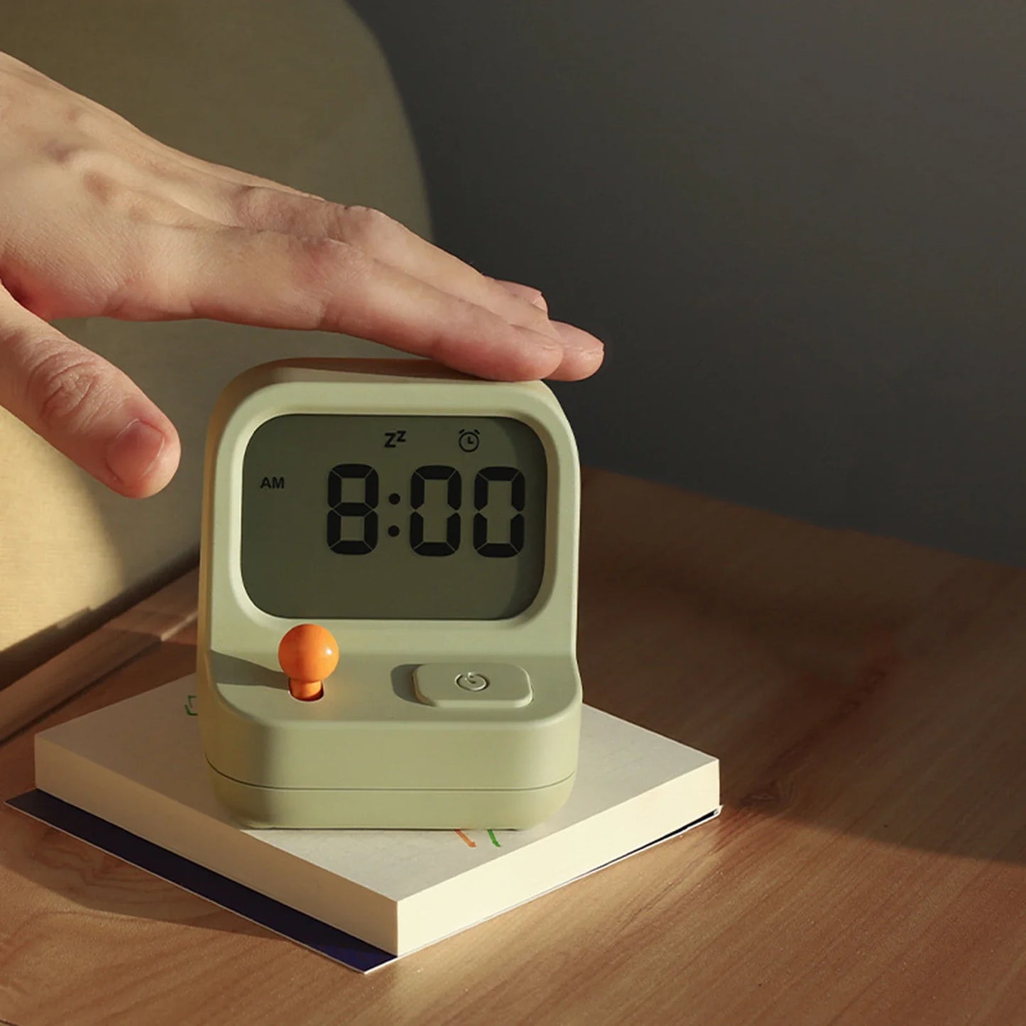 Silent Cartoon Digital Alarm Clock