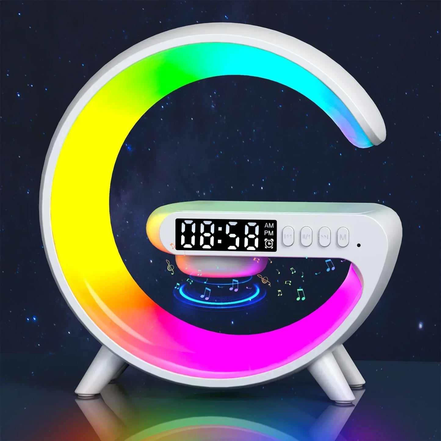 Wireless Charging Stand with RGB Light