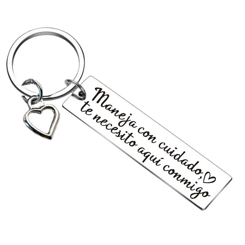 Spanish “Drive Safe” Keychain