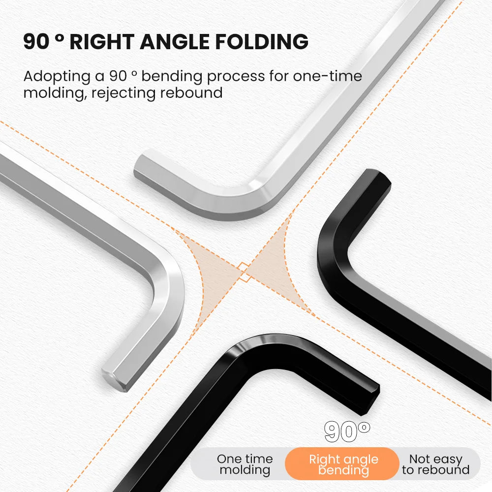 9Pcs High-Strength Hex Wrench Set