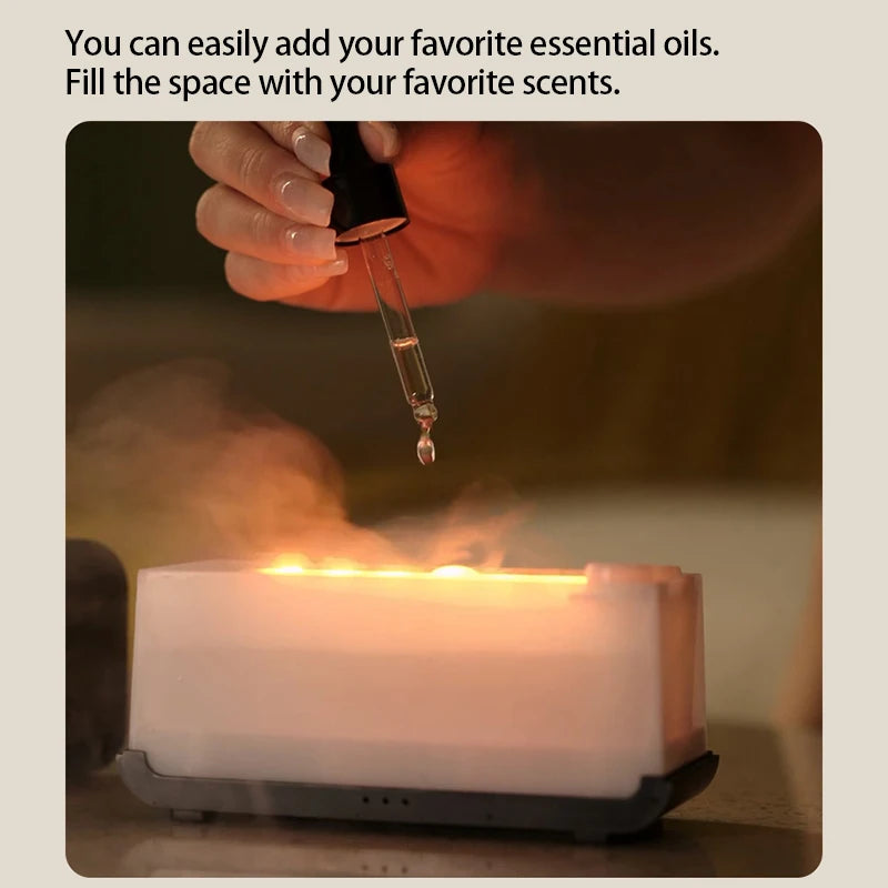 Mini Flame Aromatherapy Humidifier