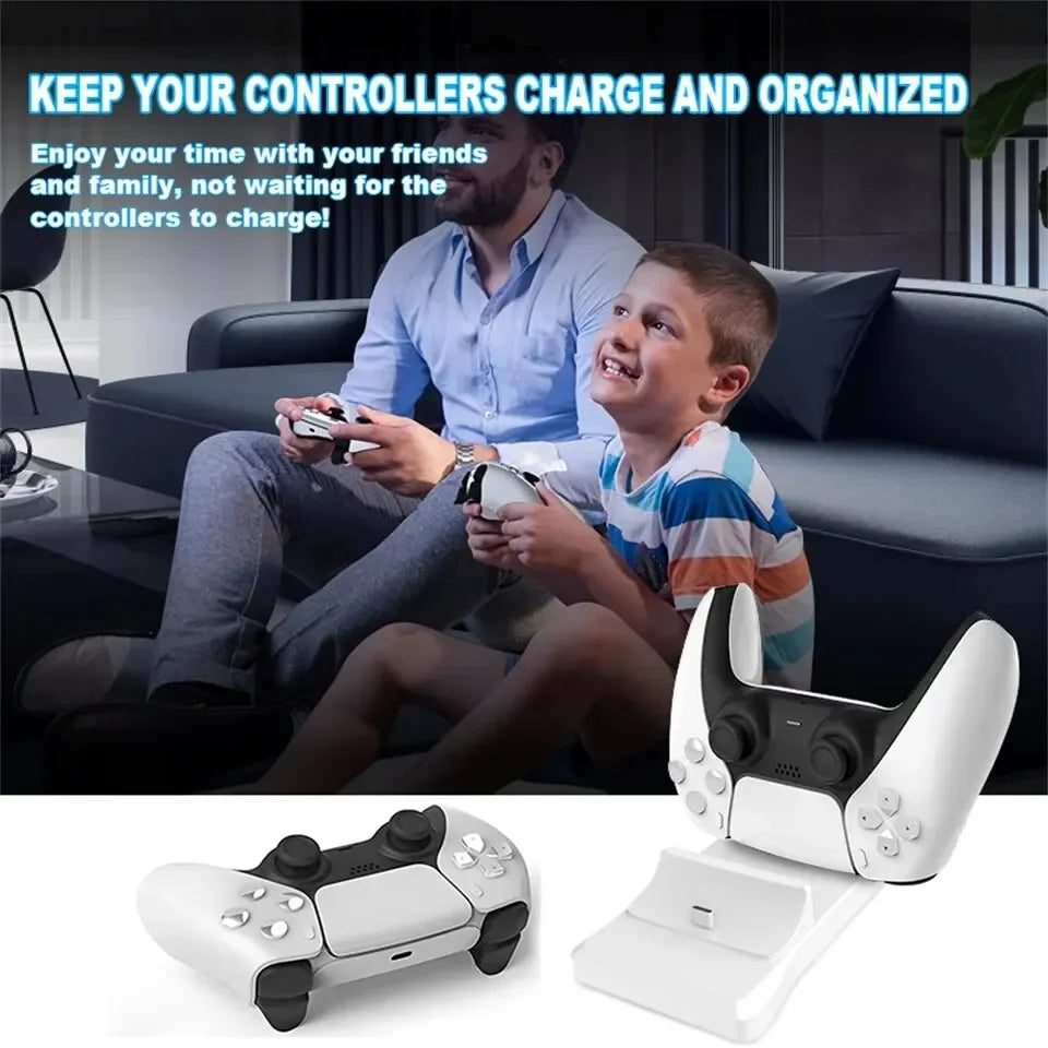 Fast Charging PS5 Dual Controller Dock