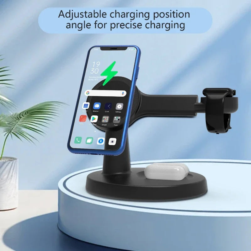 3-in-1 Magnetic Wireless Charger Stand