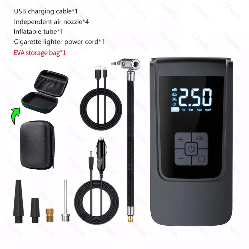Portable Wireless Car Tire Inflator