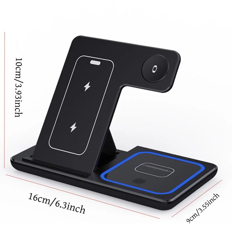 30W Foldable Wireless Charger Stand