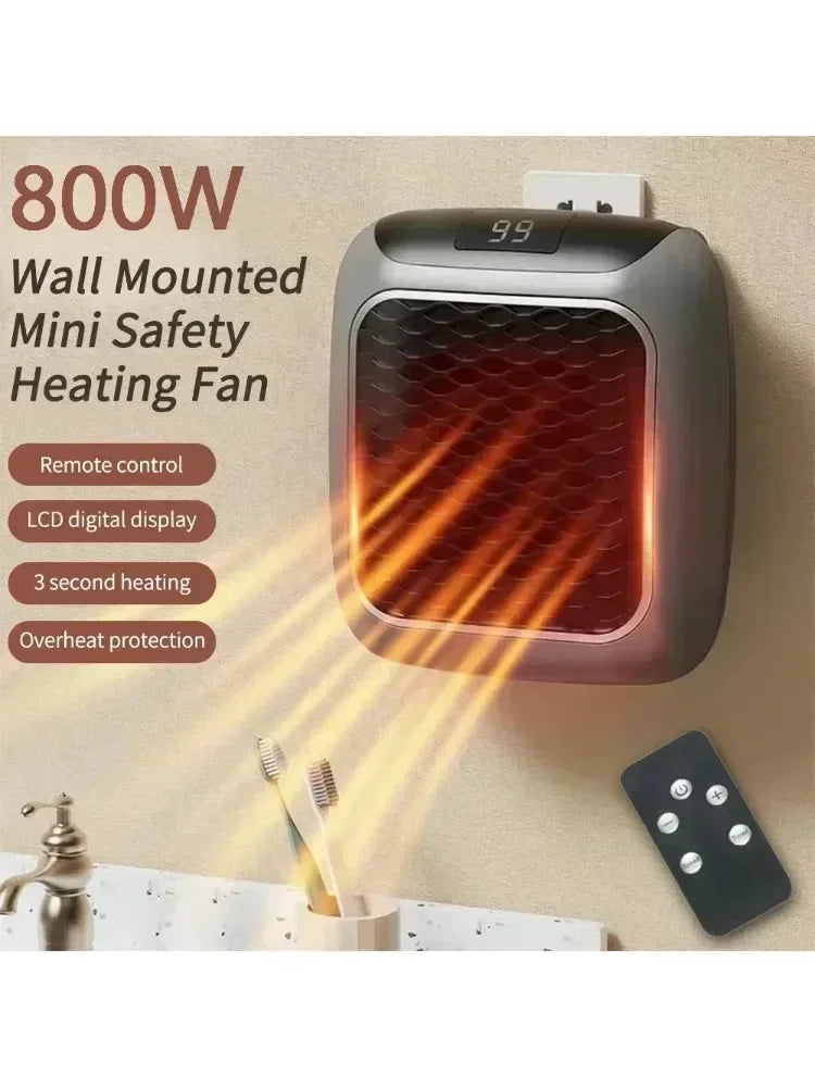800W Portable Electric Heater