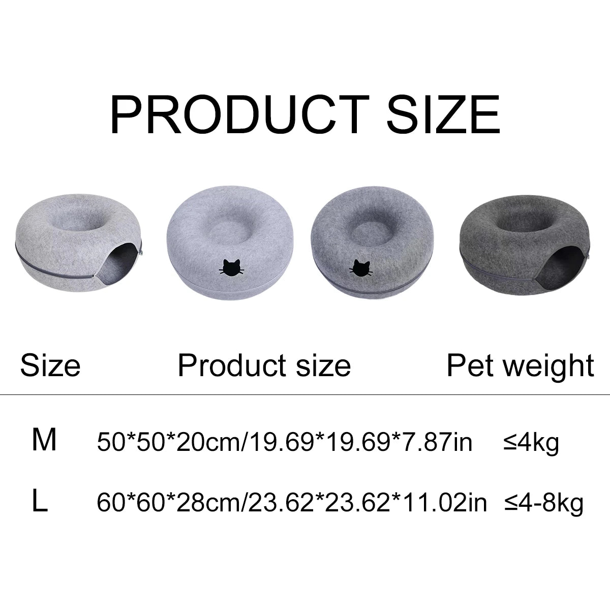 Felt Donut Bed