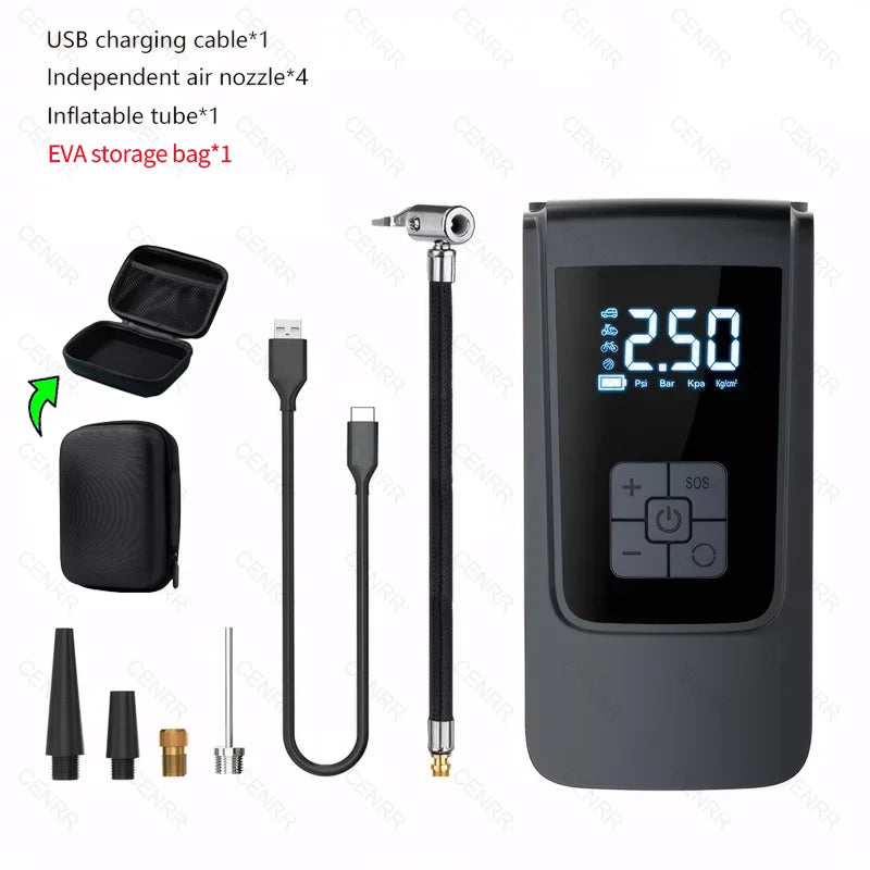 Portable Wireless Car Tire Inflator