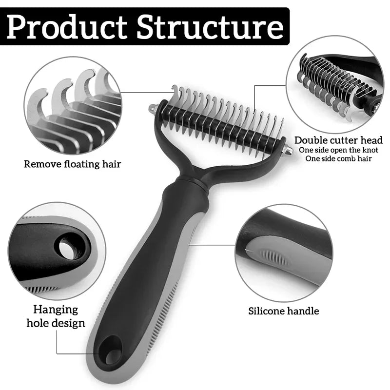 Stainless Steel Grooming Comb