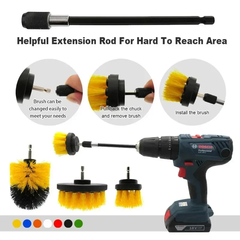 Electric Drill Scrubber Brush