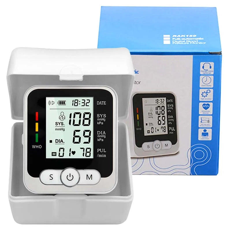 Digital Wrist Blood Pressure Monitor