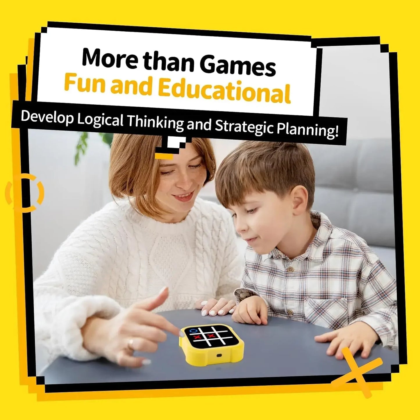 Portable Electronic Tic Tac Toe Game Console