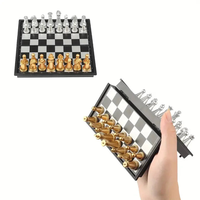 Portable Mini Magnetic Folding Chess Board Game