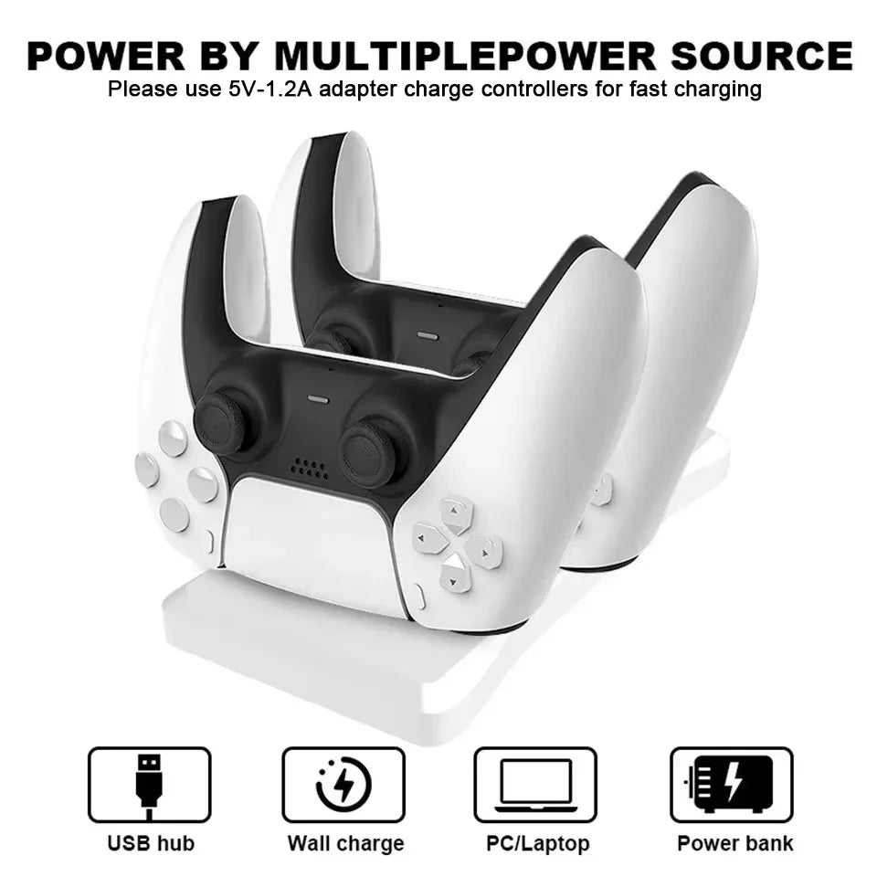 Fast Charging PS5 Dual Controller Dock