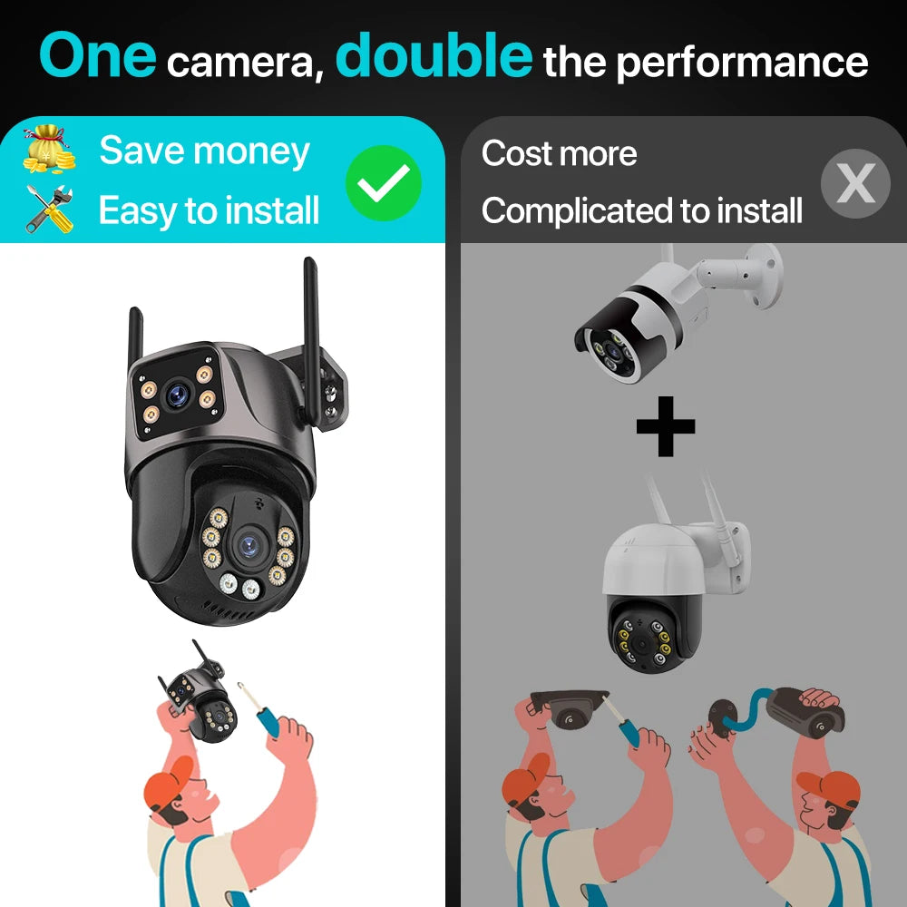 4K 8MP Wi-Fi Camera with AI Auto Tracking