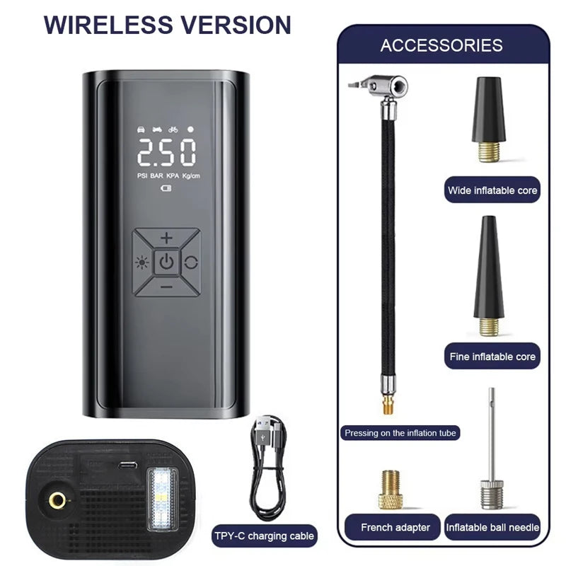 Wireless Electric Air Compressor Pump