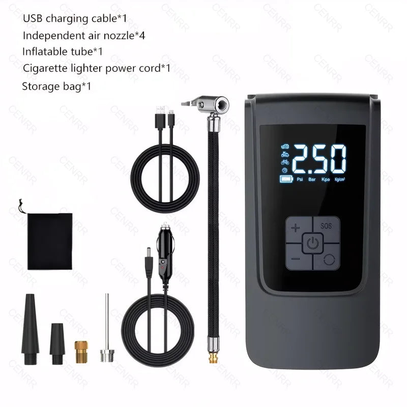 Portable Wireless Car Tire Inflator