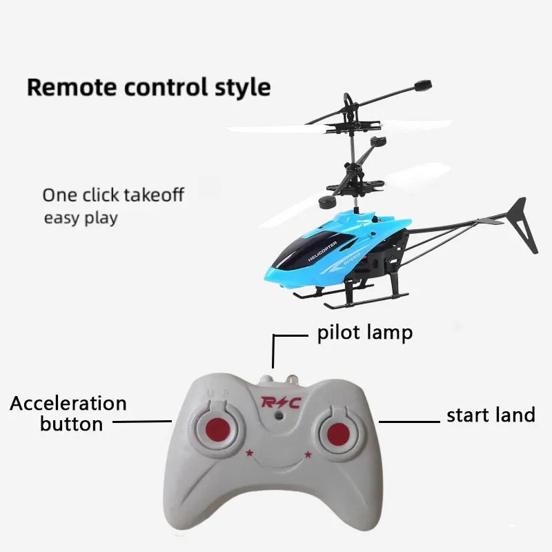 Rechargeable Mini RC Drone Safe Fall-Resistant Toy