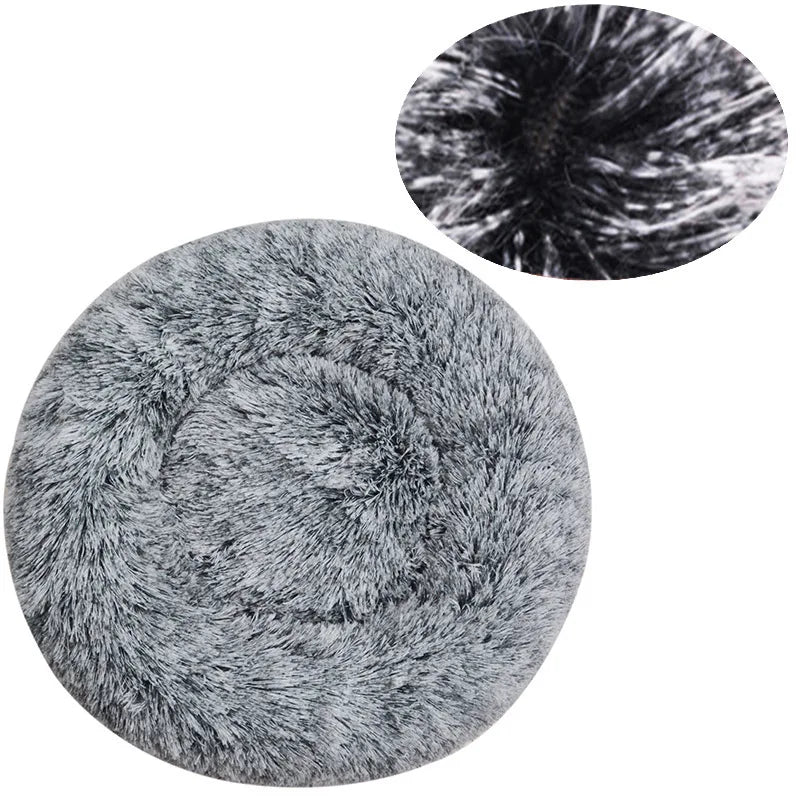 Round Winter Dog Bed
