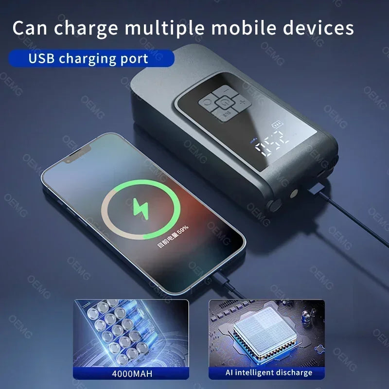 Portable Wireless Car Tire Inflator
