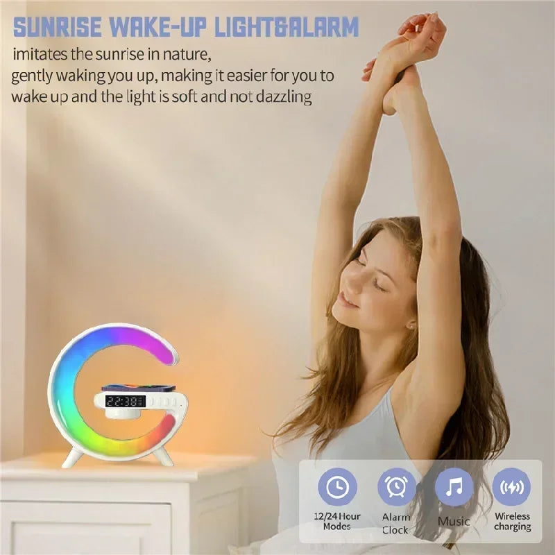 Wireless Charging Stand with RGB Light