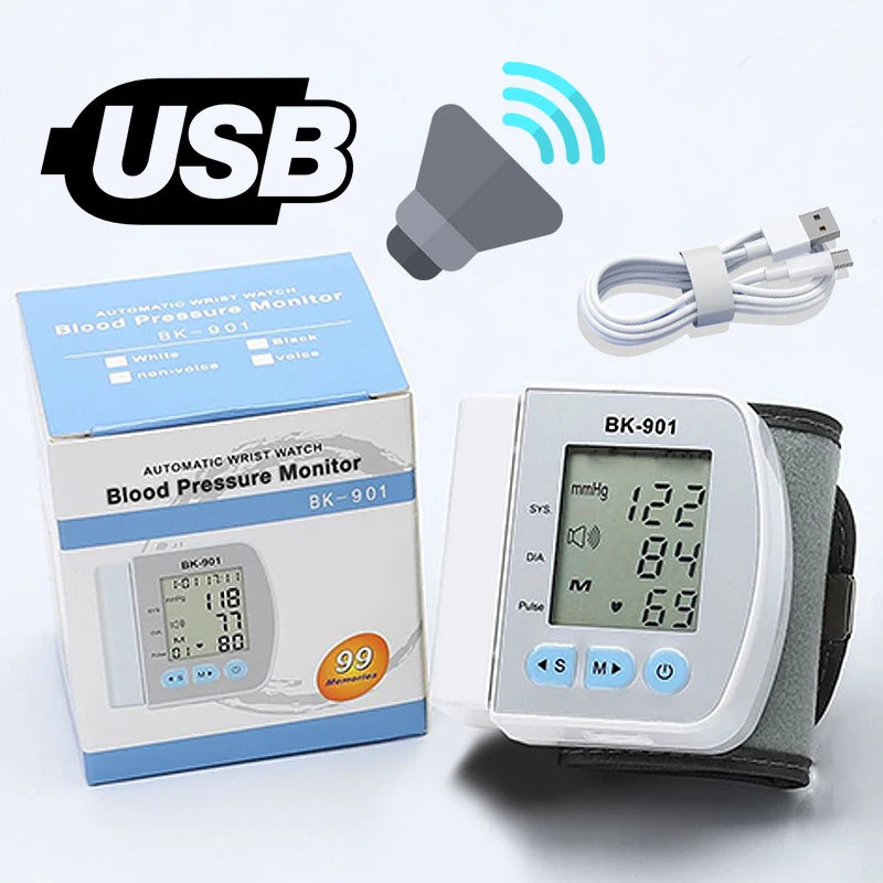 Digital Wrist Blood Pressure Monitor