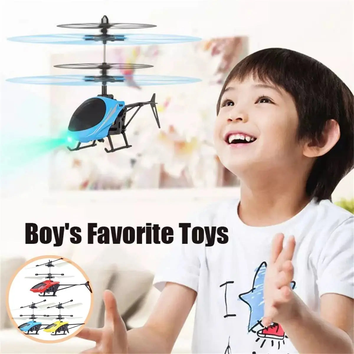 Rechargeable Mini RC Drone Safe Fall-Resistant Toy