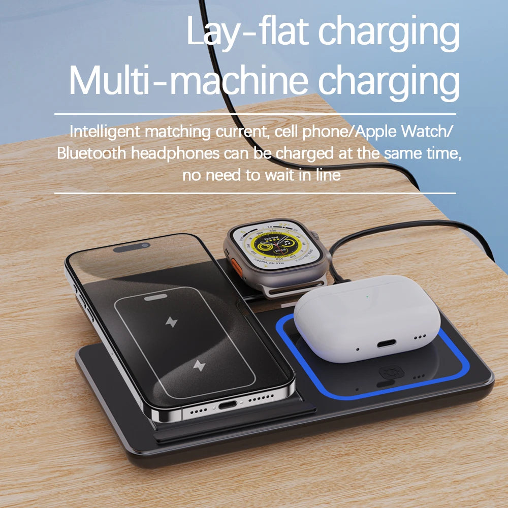 30W Foldable Wireless Charger Stand