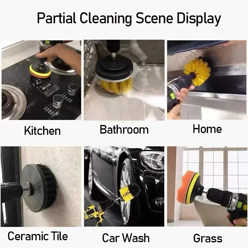 Electric Drill Scrubber Brush