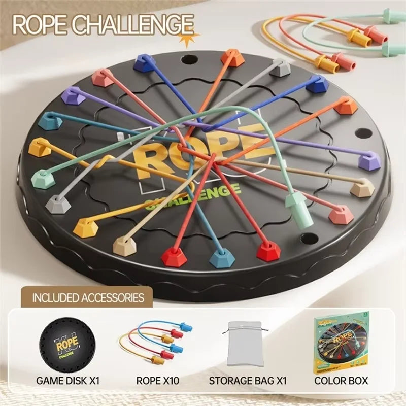 Chain Triangle Chess Rubber Band Strategy Game
