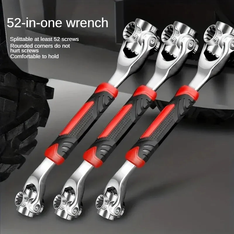 52-in-1 Universal Ratchet Socket Wrench