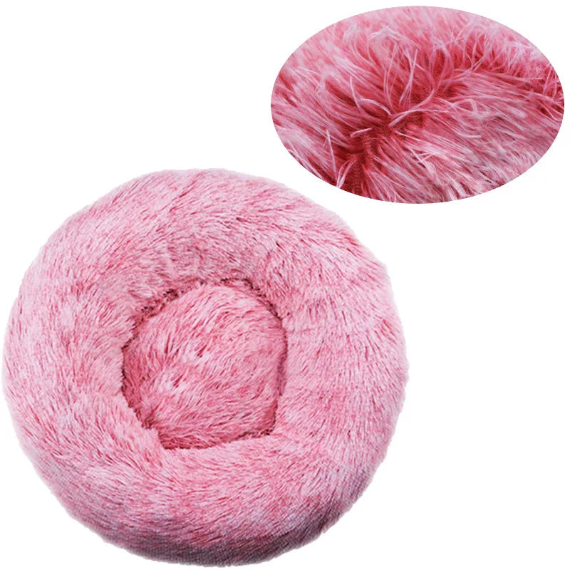 Cozy Round Plush Bed