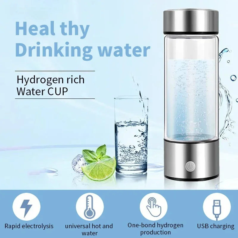 Hydrogen Oxygen Water Bottle