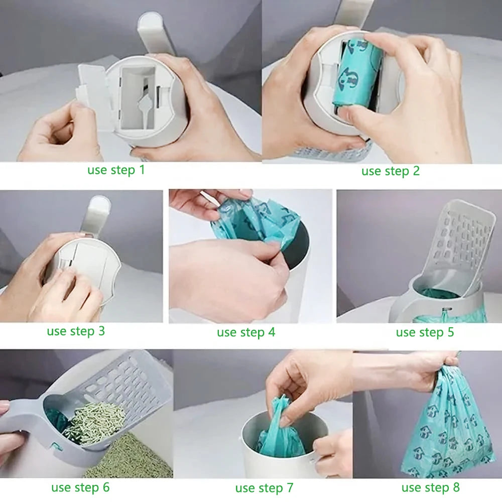 Durable Plastic Litter Scoop