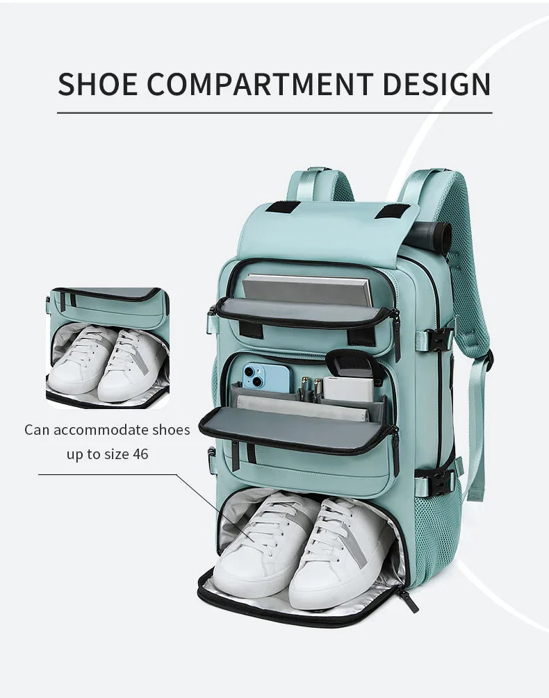 Large Waterproof Travel Backpack