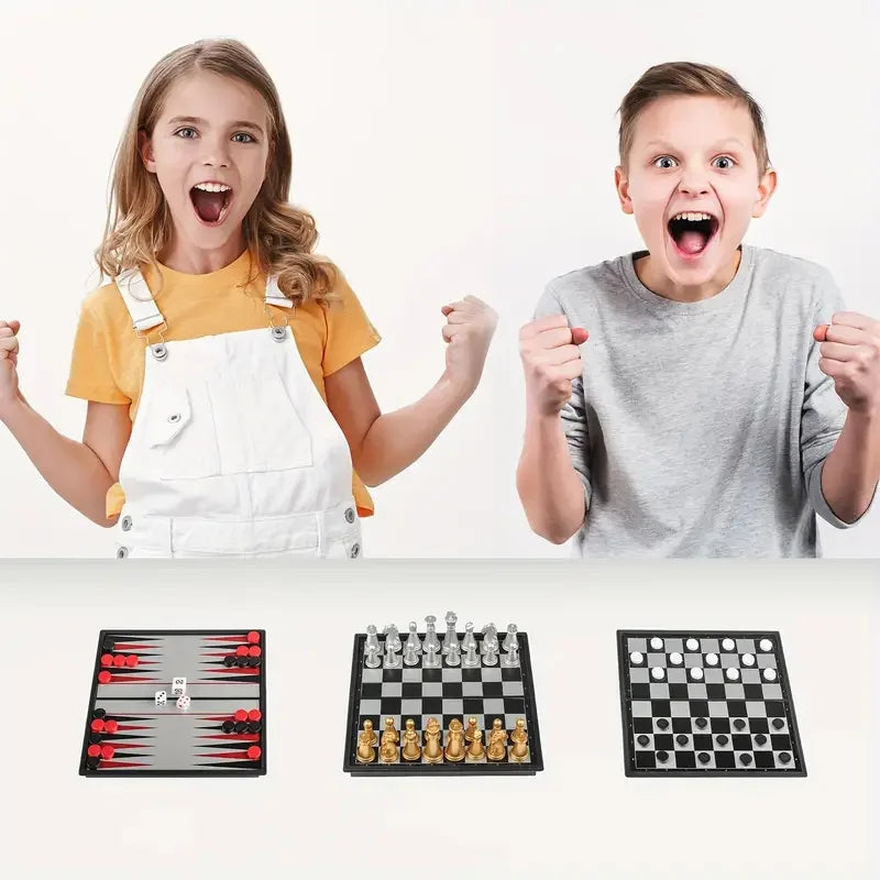 Portable Mini Magnetic Folding Chess Board Game
