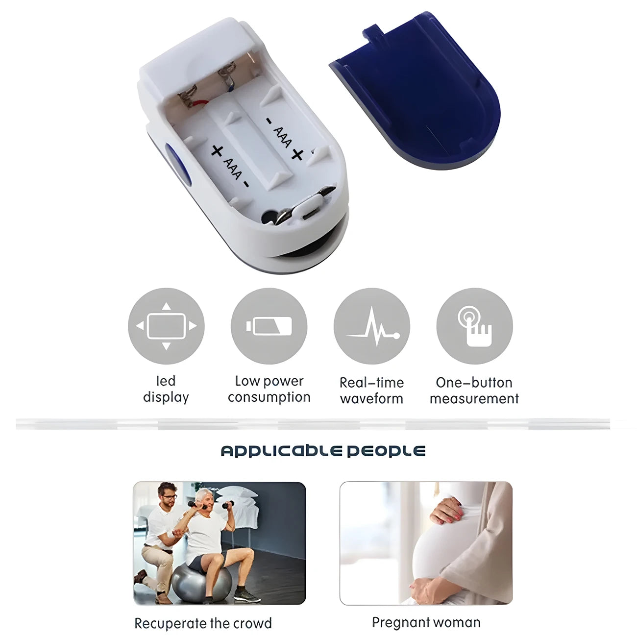 Pediatric Finger Pulse Oximeter