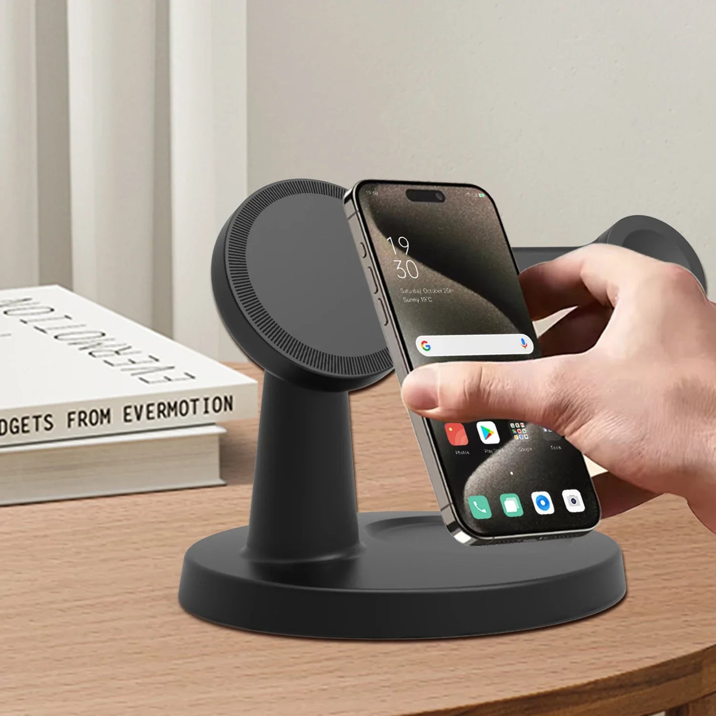 3-in-1 Magnetic Wireless Charger Stand