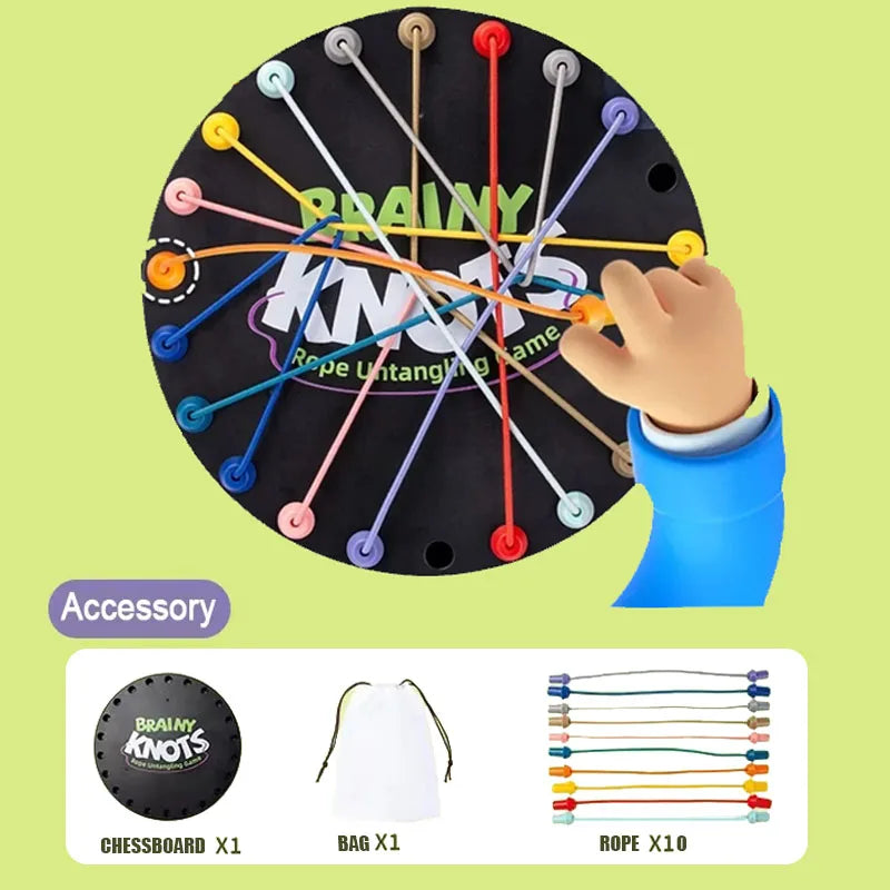 Chain Triangle Chess Rubber Band Strategy Game