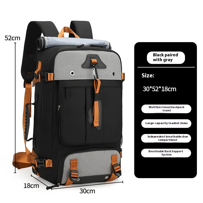 Large Capacity Waterproof Travel Backpack
