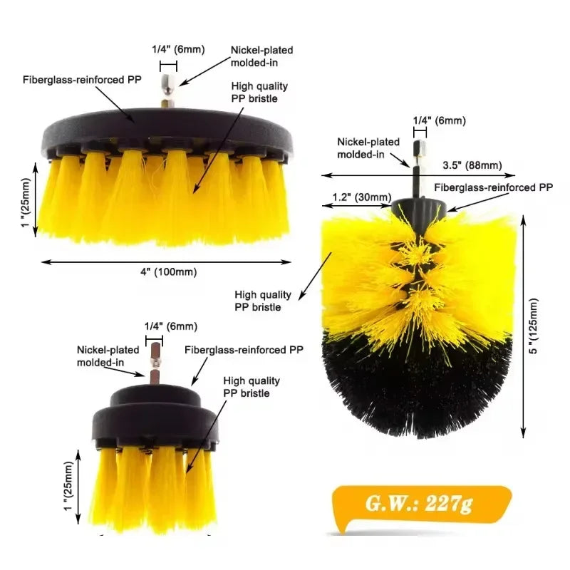 Electric Drill Scrubber Brush